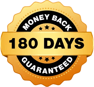 VitaNerve6 health and happiness guarantee badge